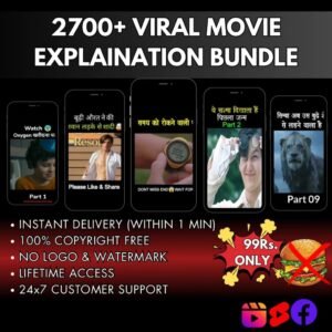 🔥NEW LAUNCH: 2700+ Viral Movie Explanation Bundle